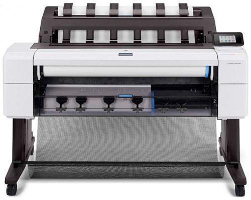 Плоттер HP DesignJet T1600dr Printer (36",2400x1200dpi, 3 A1 ppm, 128Gb(virtual), 500Gb Enc. HDD, GigEth, stand, media bin, output tray 100, sheetfeed, 2 rollfeed,autocutter, 6 cartr.,warr 2y, repl. L2Y23A) 3EK12A 3EK12A