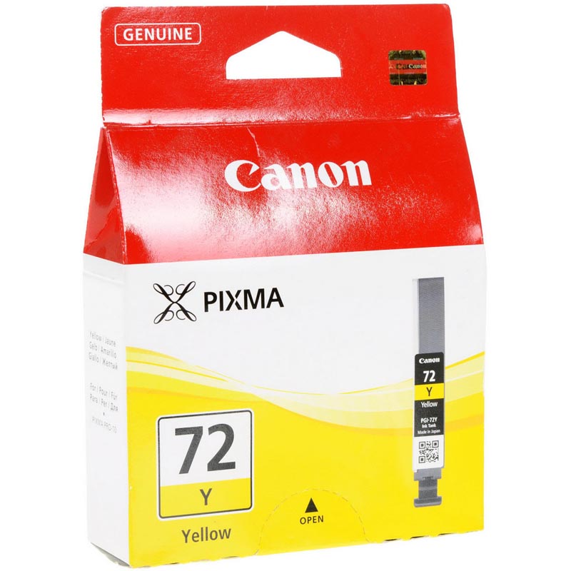 Картридж струйный Canon PGI-72 желтый Y для PIXMA PRO-10 6406B001 6406B001