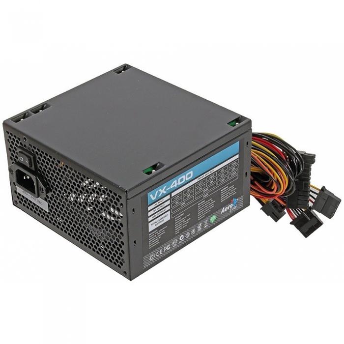 Блок питания Aerocool ATX 400W (24+4+4pin) 120mm fan 2xSATA VX-400 PLUS VX-400 PLUS