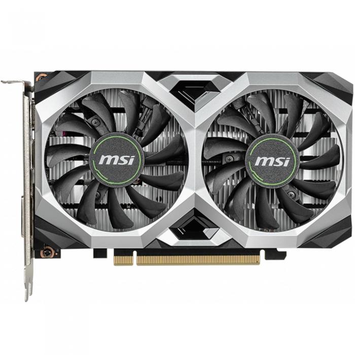 Видеокарта MSI D6 VENTUS XS GTX 1650 4GB GDDR6 128bit RTL GTX 1650 D6 VENTUS XS OC GTX 1650 D6 VENTUS XS OC