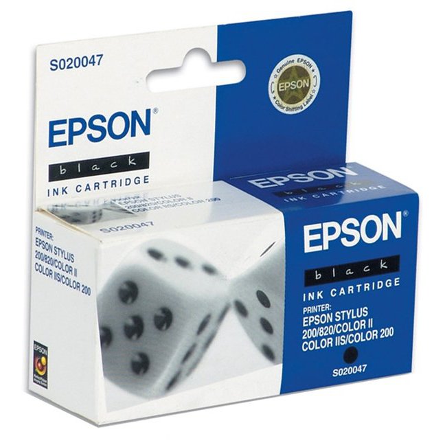 Картридж Epson (Stylus 200/820/color II/IIS) черн. ориг. (TP) S020047