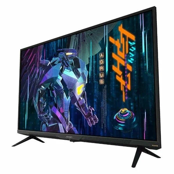 Монитор Gigabyte  LCD 43" VA 3840x2160 144Hz 1ms 178/178 750cd 10bit(8bit+FRC) 4000:1 DisplayHDR1000 2xHDMI2.1 DisplayPort1.4 FreeSync(Premium Pro) G-Sync AudioOut 2xUSB3.0 USB-C3.0 2x12W VESA AORUS FV43U-EK AORUS FV43U-EK