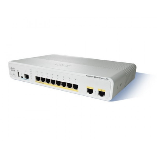 Комммутатор Cisco 8 FE, 2 x 1G, LAN Base WS-C2960CPD-8TT-L WS-C2960CPD-8TT-L