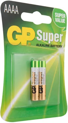 Батарейка GP Alkaline AAAA 2шт 25A-2CR2 25A-2CR2