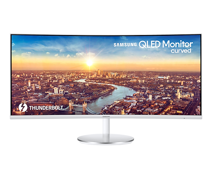 Монитор Samsung 34.0" C34J791WTI 3440x1440, серо-серебр. (HDMI, DP, TB, MM, USB Hub)   LC34J791WTIXCI LC34J791WTIXCI