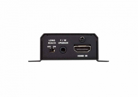 Удлинитель-передатчик ATEN HDMI HDBaseT, 100 метр,, 1xUTP Cat5e, HDMI+RJ45, F, без шнуров, DC 5,3V, (макс,разр,4096x2160/3840x2160 60Hz 4:2:0/30Hz 4:4:4 70м Cat5e/6;100м Cat6a/1080p 100м Cat 5e/6/6a;макс,скор,10,2Gbps) VE811R-AT-G VE811R-AT-G