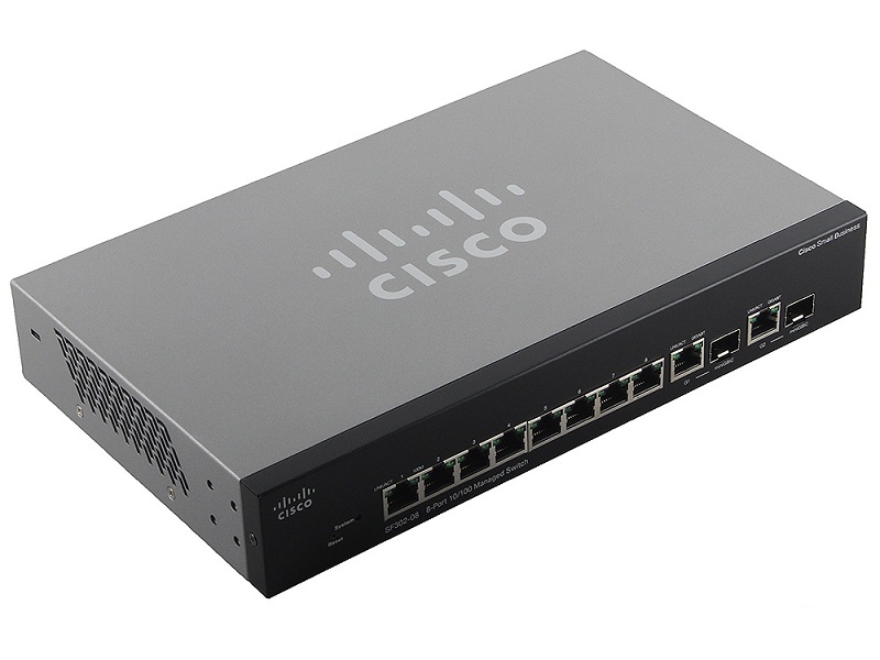 Коммутатор Cisco SB SRW208G-K9-G5 Cisco SB   SF 302-08 8-портовый  10/100  управляемый with Gigabit Uplinks SRW208G-K9-G5 SRW208G-K9-G5