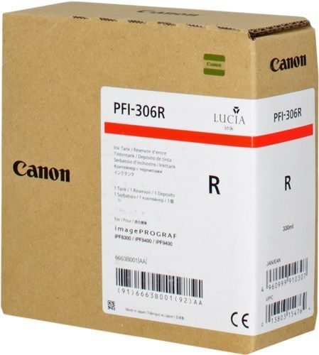 Картридж PFI-306R red (красный) для imagePROGRAF 8400/9400S/9400/8300S PFI-306R #4