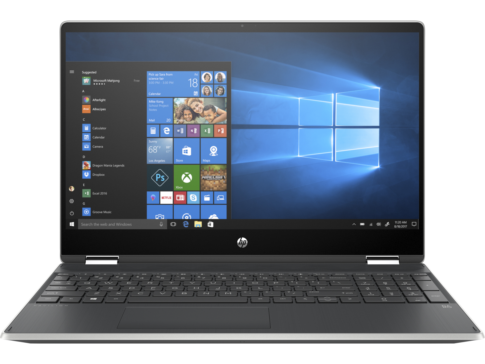 Ноутбук HP Pavilion 15x360 15-dq1008ur 15.6"(1920x1080 IPS)/Intel Core i3 10110U(2.1Ghz)/8192Mb/256PCISSDGb/noDVD/Int:Intel UHD Graphics/Cam/WiFi/41WHr/war 1y/Natural Silver /W10 22N44EA 22N44EA