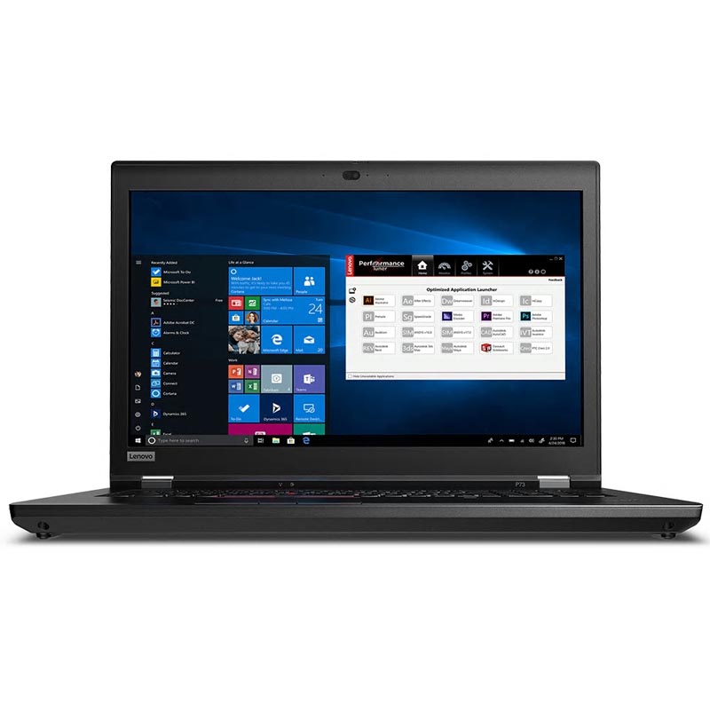 Рабочая станция Lenovo ThinkPad P73 17.3" FHD (1920x1080) IPS/ i7-9750H/ 1 x 8GB DDR4 2666MHz/ 256GB M.2 PCI-e SSD/ 1TB 7200 HDD/ Quadro P620 4GB GDDR5 128 bit/ No ODD/ Non-WWAN, not upgradable/ FPR/ IR + 720p/ backlit/ SCR/ Windows 10 Pro/ 20QR002CR 20QR002CRT