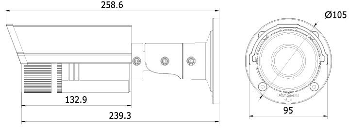 Видеокамера IP Hikvision DS-2CD2622FWD-IS уличная с разреш.2 Мп и вариофокальным объективом 2,8-12мм DS-2CD2622FWD-IS DS-2CD2622FWD-IS