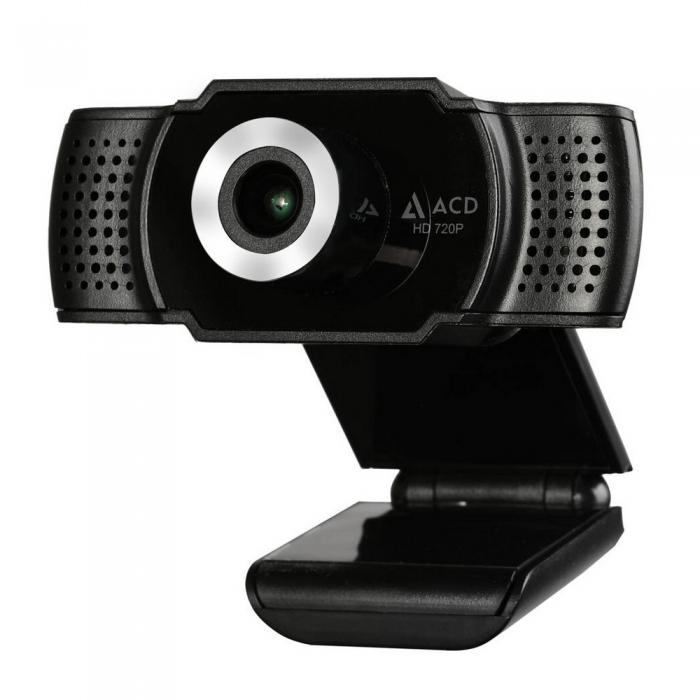 Веб-камера ACD -Vision UC400 CMOS 1.3МПикс, 1280x720p, 30к/с, микрофон встр., USB 2.0, шторка объектива, универс. крепление, черный корп. ACD-DS-UC400 ACD-DS-UC400 #3