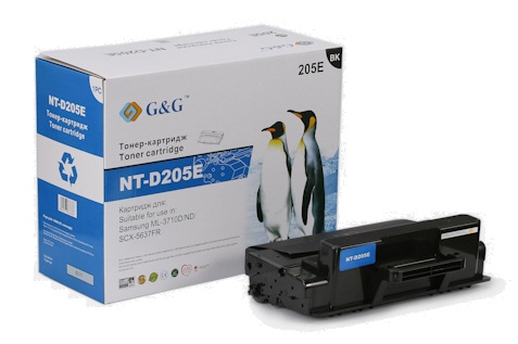 Тонер-картридж G&G для Samsung  ML-3710D/3710ND SCX-5637FR (10000стр) NT-D205E NT-D205E
