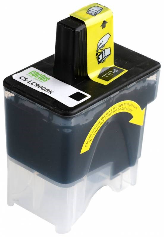 Картридж Cactus струйный CS-LC900BK черный для Brother DCP-110/115/120/MFC-210/215/FAX-1840 (25.6мл) CS-LC900BK CS-LC900BK