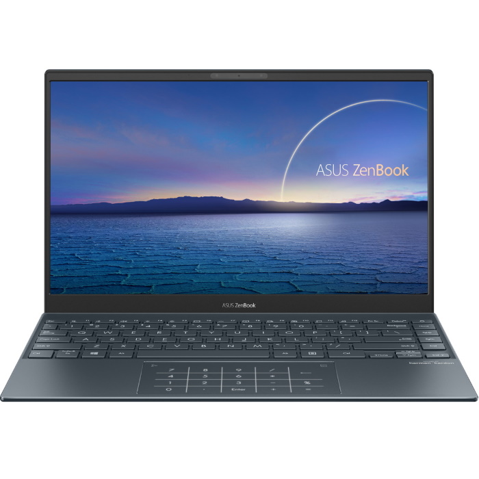 Ноутбук ASUS Zenbook 13 UX325EA-KG230 Intel Core i5-1135G7/8Gb LPDDR4X/512Gb SSD/13,3FHD OLED 400nits 1920x1080/WiFi6/BT/Numpad/Without OS/1.07Kg/Pine_grey/Sleeve+USB/RG45 adapter/USB-C to audio jack adapter 90NB0SL1-M09080 90NB0SL1-M09080