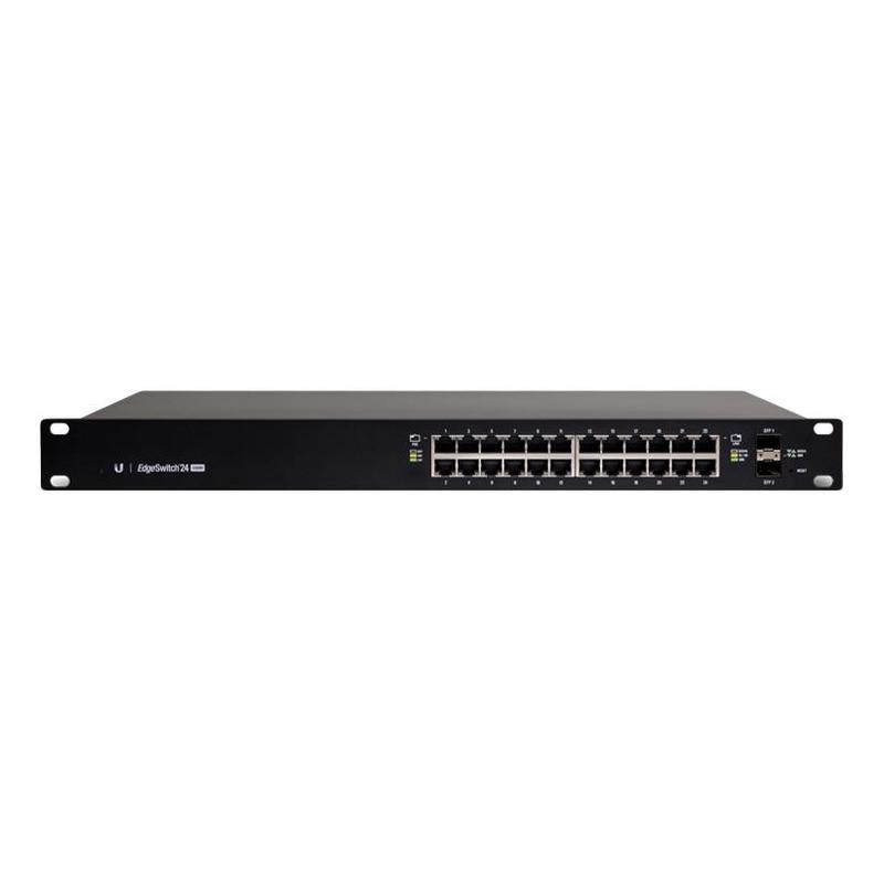 Коммутатор Ubiquiti EdgeSwitch PoE 24 порта 500W (24xGigabit Ethernet, 2xSFP,500W, PoE 802.3af) ES-24-500W