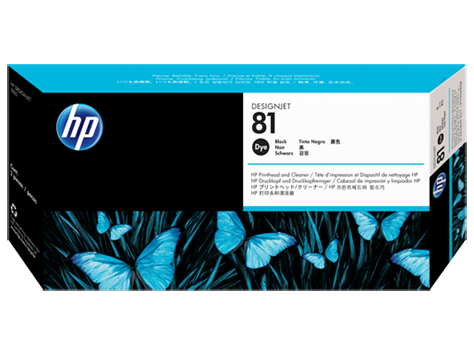 Картридж струйный HP №81 черный печатающая головка для HP DJ 5XXX C4950A C4950A