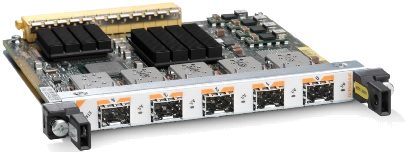 Плата коммуникационная SPA-5X1GE-V2 Cisco 5-Port Gigabit Ethernet Shared Port Adapter SPA-5X1GE-V2