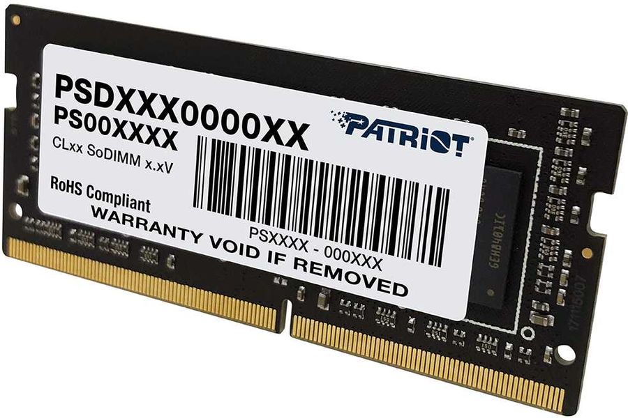 Модуль памяти Patriot  16GB Signature Premium PSP416G266681H1 DDR4, 2666 MHz, 21300 Мб/с, CL19, 1.2 В (DIMM) PSD416G266681S PSD416G266681S
