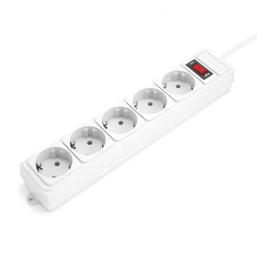 Сетевой фильтр Power Cube PG-B 3m 5 outlets (white) 10A/2.2kW PG-B-3M PG-B-3M