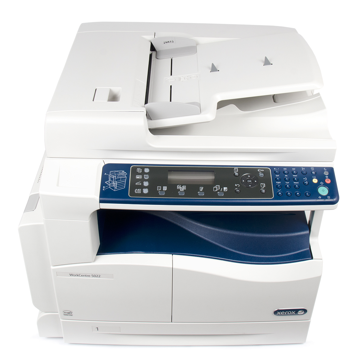 МФУ Xerox WorkCentre 5022DN A3, Printer/Copier/Scanner, 22 ppm A4 speed, 256 MB, Ethernet, DADF WC5022DN# WC5022DN#