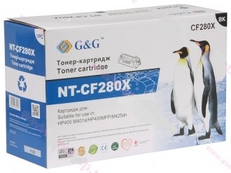 Тонер-картридж G&G для HP LaserJet Pro400 M401/M425 (6900стр) NT-CF280X NT-CF280X
