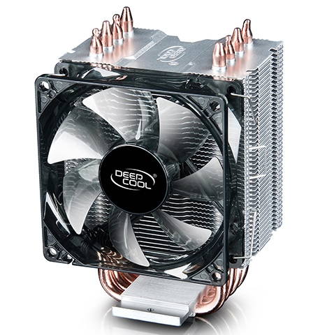 Вентилятор DEEPCOOL  4пин, 1155 / 1366 / 2011 / AM2 / AM4 / FM2, 23.9дБ, 500-2000об / мин, Al+тепл.трубки DP-MCH4-GMX-C40P GAMMAXX C40 GAMMAXX C40