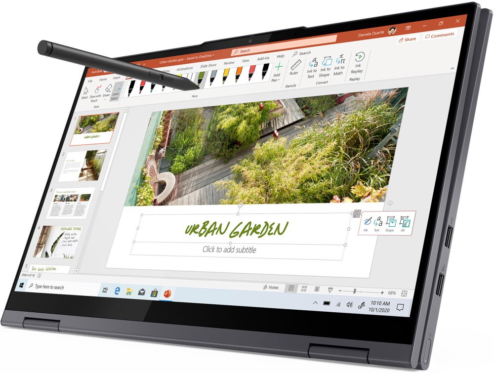 Ноутбук Lenovo YOGA 7 15ITL5 15.6" FHD, Intel Core i5-1135G7, 16Gb, SSD 512Gb, noDVD, Win10, grey 82BJ005TRU 82BJ005TRU