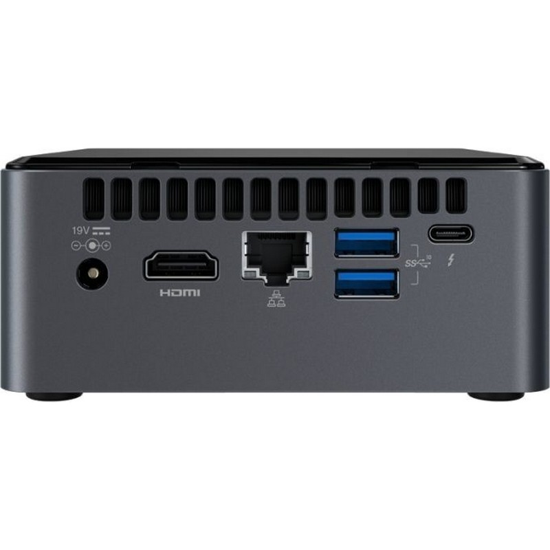 Неттоп Intel BOXNUC8i5BEHFA2 Nettop NUC, Core i5 8259U, 3.8GHz, 4 Gb DDR4-2400 SODIMM pre-installed (up to 32Gb max), VGA Iris Plus Graphics 655 (USB-C(DP1.2)+HDMI 2.0), 4xUSB3.1, 1x16Gb m.2 SSD (Optane), 1x1TB SATA3 2.5HDD, GBL, WiFi+BT, microSDXC,  BOXNUC8i5BEHFA2