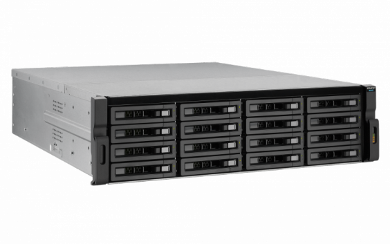 Модуль расширения QNAP SAS, 16 отсеков для HDD, стоечное исполнение, два блока питания. REXP-1620U-RP REXP-1620U-RP