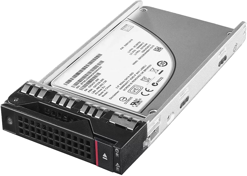 Твердотельный накопитель Lenovo TCH ThinkSystem 2.5" 5210 960GB Entry SATA 6Gb Hot Swap QLC SSD(ST250/550/SR250/530/550/570/590/630/650/850/860/950/SN550/850) 4XB7A38185 4XB7A38185