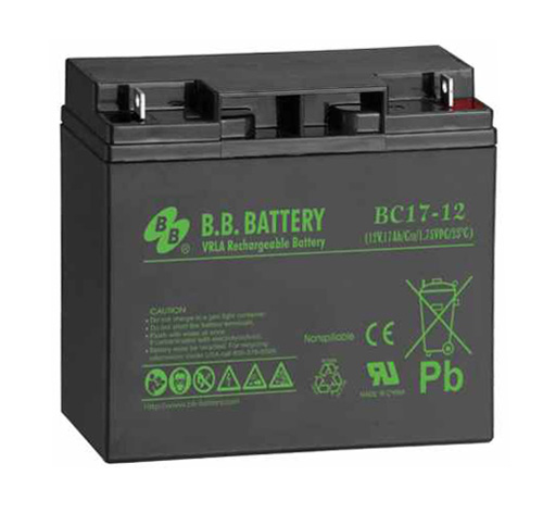 Батарея BB Battery 12В, 17Ач, 181мм*76мм*166мм BC 17-12 BC 17-12