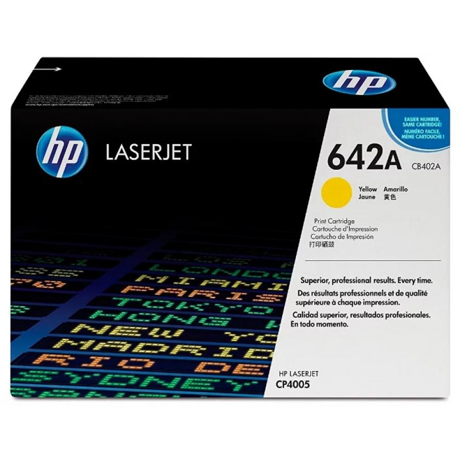 Тонер-картридж HP 642A Yellow для CLJ CP4005 (7500 стр) CB402A CB402A #1
