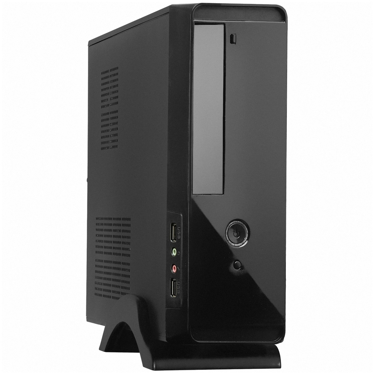 Корпус Exegate MiniITX  MI-209 Black, miniITX/mATX, <M350, 80mm>, 2*USB, Audio EX268699RUS EX268699RUS