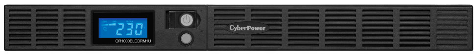 Источник бесперебойного питания CyberPower Line-Interactive, 1500VA/900W, 4+2 IEC-320 С13, USB&Serial, RJ11/RJ45, SNMPslot, LCD дисплей, Black OR1500ELCDRM1U OR1500ELCDRM1U