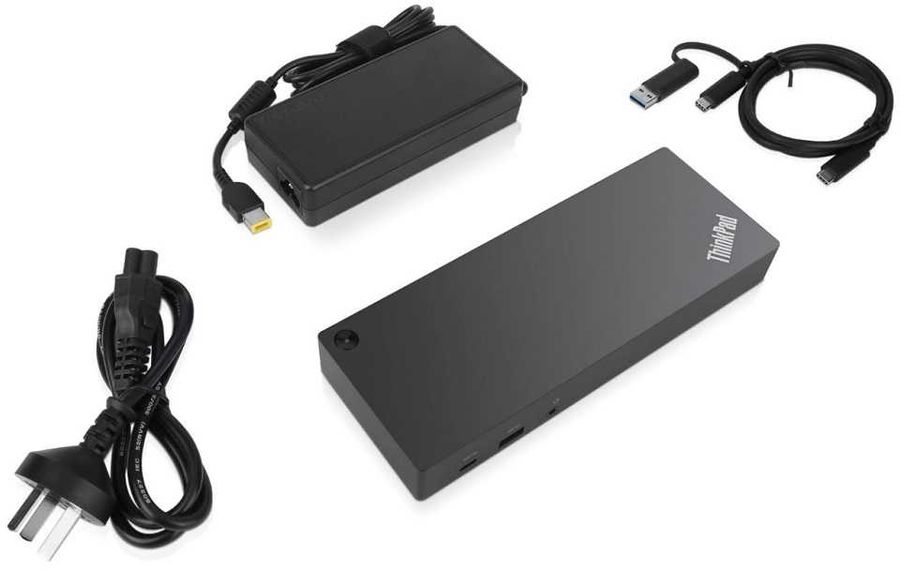 Док-станция Lenovo Hybrid USB-C E580,E480/470,L580,L480/L470,L380,L380 Yoga,T580/T570,T480/T480s,T470/T470s,T460,X1 Carbon  40AF0135EU 40AF0135EU