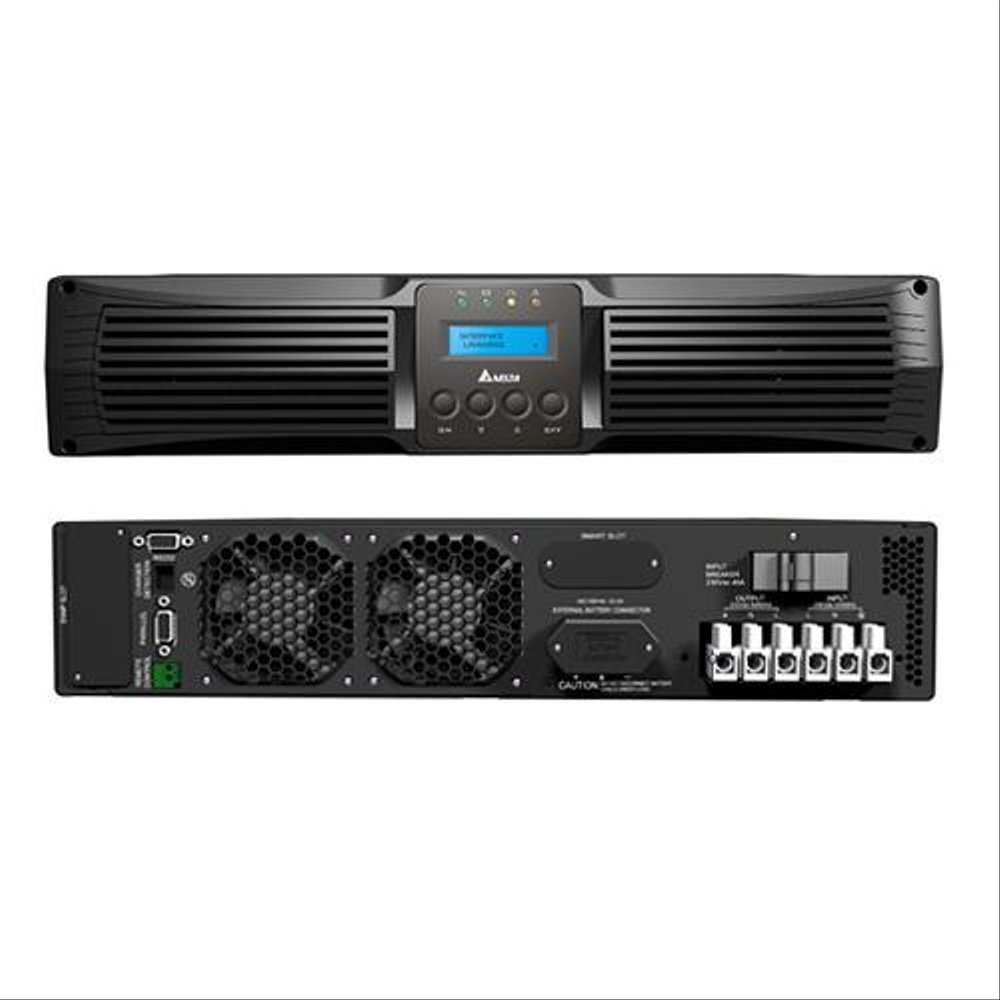 Источник бесперебойного питания Delta RT-Series 6 кВА/5.4 кВт или 7 кВА/5.6 кВт без батарей 2U GES602R212035 GES602R212035