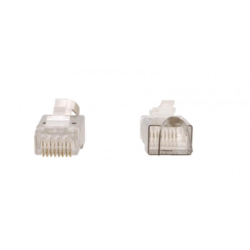 Разъемы Kramer CON-RJ45-3 RJ-45 для экранированной витой пары CAT6, калибр проводника 23 и 24AWG, диаметр изоляции жил 1,4-1,5 мм 99-9204571 99-9204571