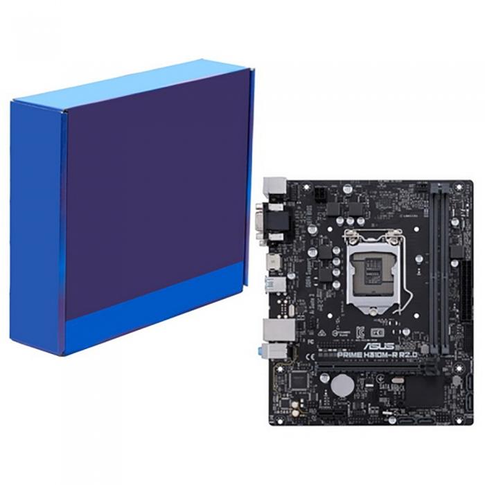 Материнская плата Asus Soc-1151v2 Intel H310 2xDDR4 mATXAC`97 8ch(7.1) GbLAN+VGA+DVI+HDMI White Box PRIME H310M-R R2.0 90MB0YL0-M0ECY0