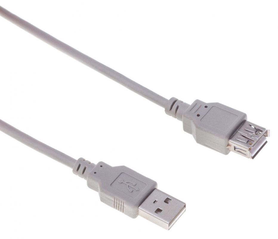 Кабель Buro BRET USB_AF30 USB A(m) USB A(f) 3м серый блистер BHP RET USB_AF30 BHP RET USB_AF30