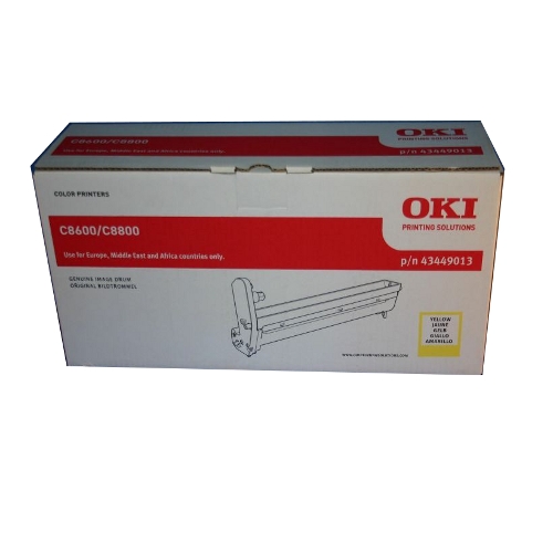 Барабан Oki C8600/8800 желтый (20K 43449013 43449013 #5