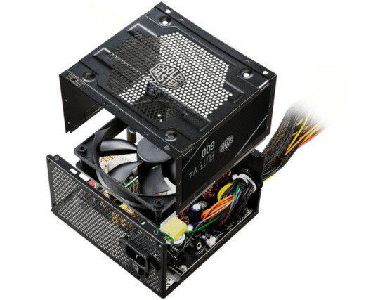 Блок питания Cooler Master Elite V4 600W 230V Elite V4 600W / 230V / 80 Plus 230V EU / ErP 2014 / 120mm fan / EU Cable RTL MPE-6001-ACABN-EU MPE-6001-ACABN-EU