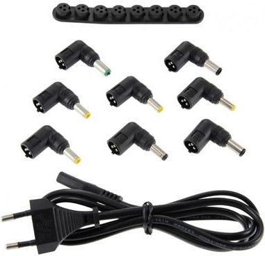 Блок питания Ippon для ноутбука автоматический 90W 15V-19.5V 11-connectors 1xUSB 2.1A от бытовой электросети LСD индикатор SD90U BLACK SD90U BLACK