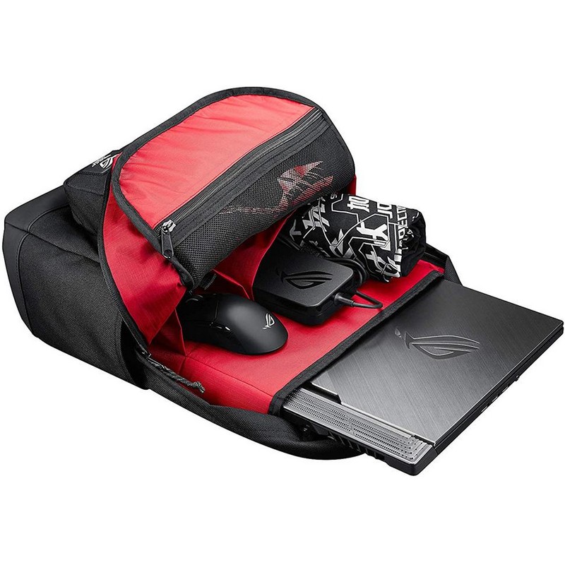 Рюкзак ASUS ROG Ranger BP1503G для ноутбука чёрный (15.6", полиэстер, нубук, ) 90XB0680-BBP000 90XB0680-BBP000