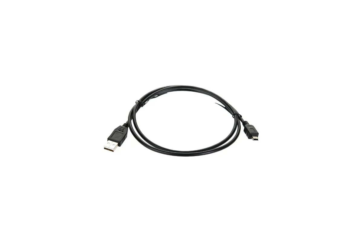 Кабель USB 2.0 AM/miniB 5P Telecom 1м, (mini USB), черный (TC6911BK-1.0M) TC6911BK-1.0M