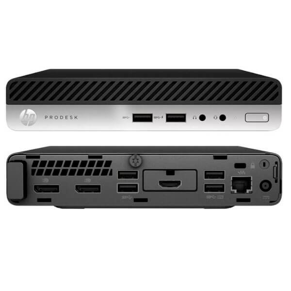 Персональный компьютер HP ProDesk 400 G4 Mini Core i3-8100T,4GB,500GB,USBkbd/mouse,Stand,VGA Port,Win10Pro(64-bit),1-1-1Wty 4CZ95EA 4CZ95EA