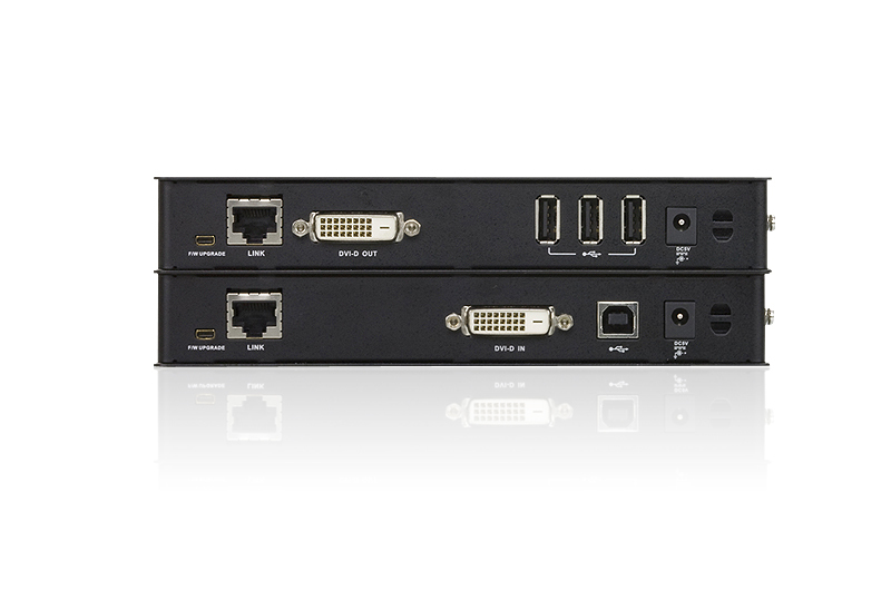 Удлинитель ATEN KVM USB, DVI Single Link+KBD&MOUSE USB, 100 м., 1xUTP Cat5e/HDBaseT, с KVM-шнуром CE610-AT-G CE610-AT-G