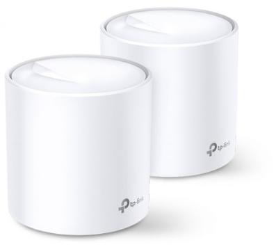 Маршрутизатор TP-Link Deco X60(2-pack) AX3000 Whole Home Mesh Wi-Fi System, Wi-Fi 6, 2402Mbps (4 streams) at 5GHz and 574Mbps (2 streams) at 2.4GHz, 2 Gigabit ports of each unit, support OFDMA Deco X60(2-pack) Deco X60(2-pack)