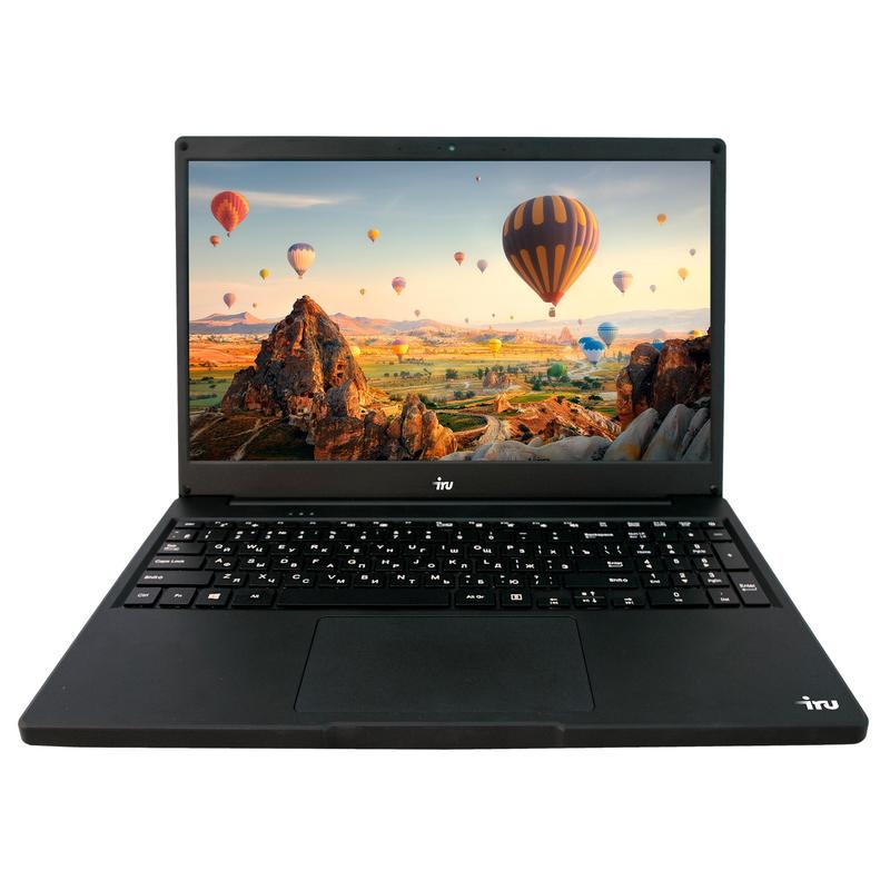 Ноутбук iRU Калибр 15Y Core i7 8550U 16Gb SSD500Gb Intel UHD Graphics 620 15.6" IPS FHD (1920x1080) Free DOS black WiFi BT Cam 8000mAh 1825413 1825413