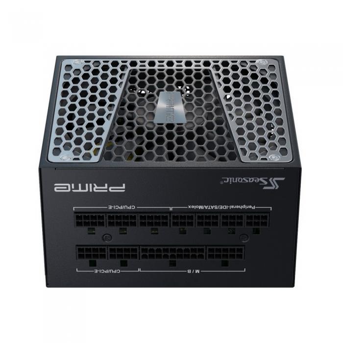 Блок питания Seasonic PRIME PX-750 Active PFC 0.99; Модульный МВ (20+4), 2xCPU(4+4),4xPCI-E(6+2), 10xSATA, 3xMolex, 2xMolex to SATA 3.3 Adapter, fan 135mm, Premium Hybrid Fan Control; КПД>90%,100-240 В, 50-60 Гц, защиты OPP/OVP/UVP/ OCP/OTP/SCP, Ener SSR-750PD2